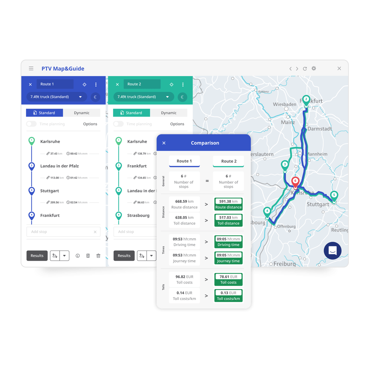 product_Map&Guide_Compare routes